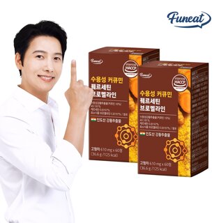 수용성 커큐민 퀘르세틴 브로멜라인 2박스 4개월분