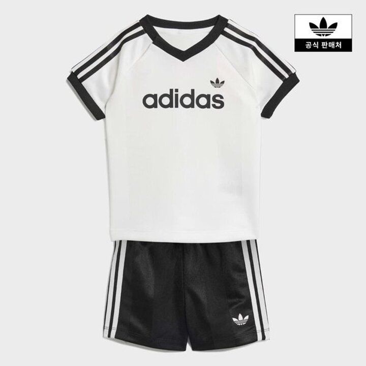 (신세계천안아산점)[adidas kids] (A085-A100) 저지 숏 티 세트 (KD1022)