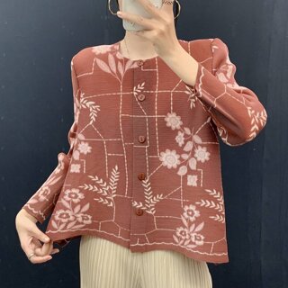 플라라 (88까지)플리츠플라워섹션자켓