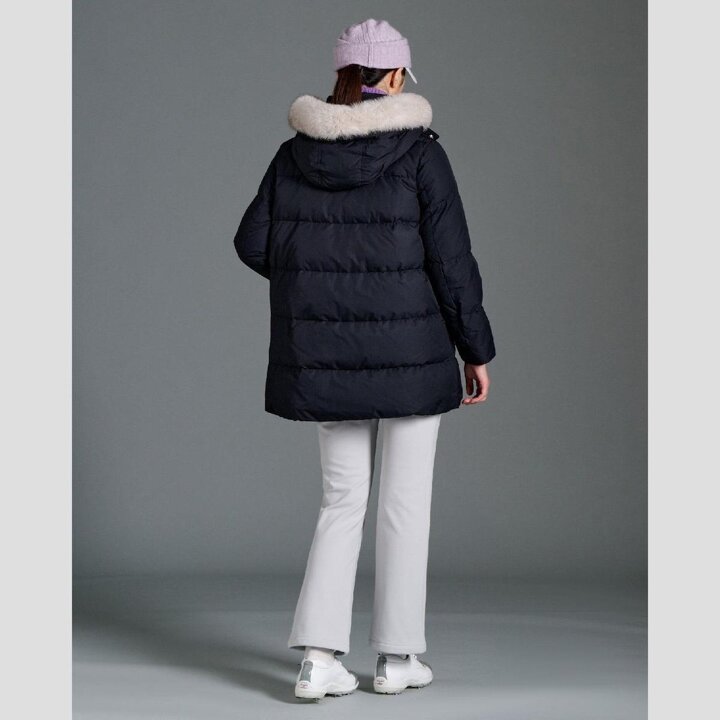 (신세계강남점)FW25 여성 중기장 A라인 다운 - 블랙 (BJ5Y38A345)
