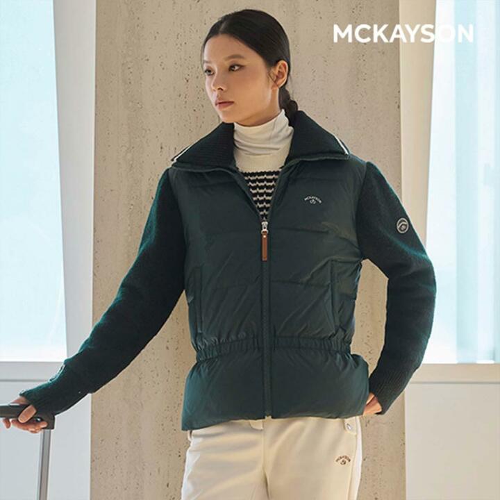 맥케이슨 25FW 여성 하이브리드 니트  다운