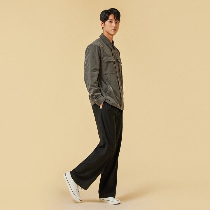 [JAJU/자주] 남 유틸리티 점퍼_챠콜