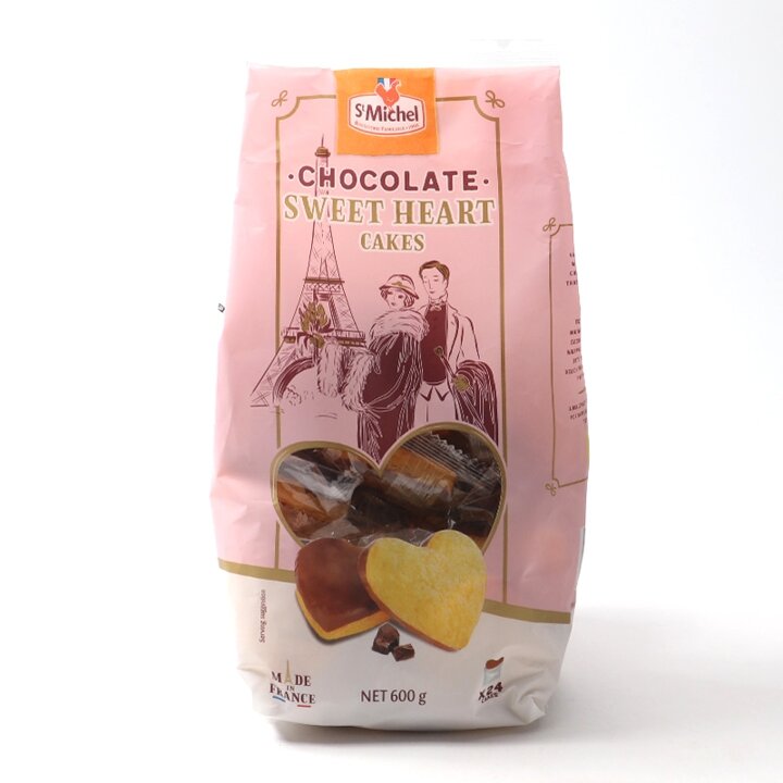 생미쉘 프랑스 초콜릿 하트 케이크 600g / 고급 디저트 간식