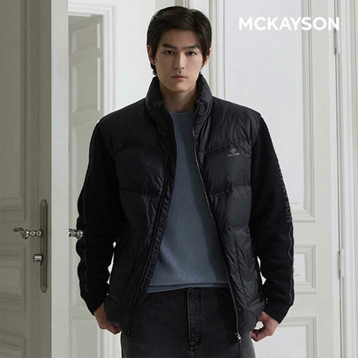 맥케이슨 25FW 남성 하이브리드 니트  다운