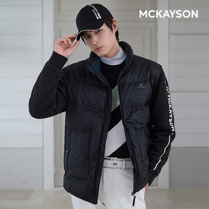 맥케이슨 25FW 남성 하이브리드 니트  다운