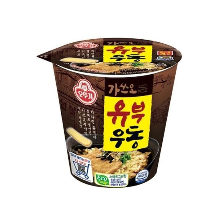 소컵라면오뚜기가쓰오유부우동62g15개