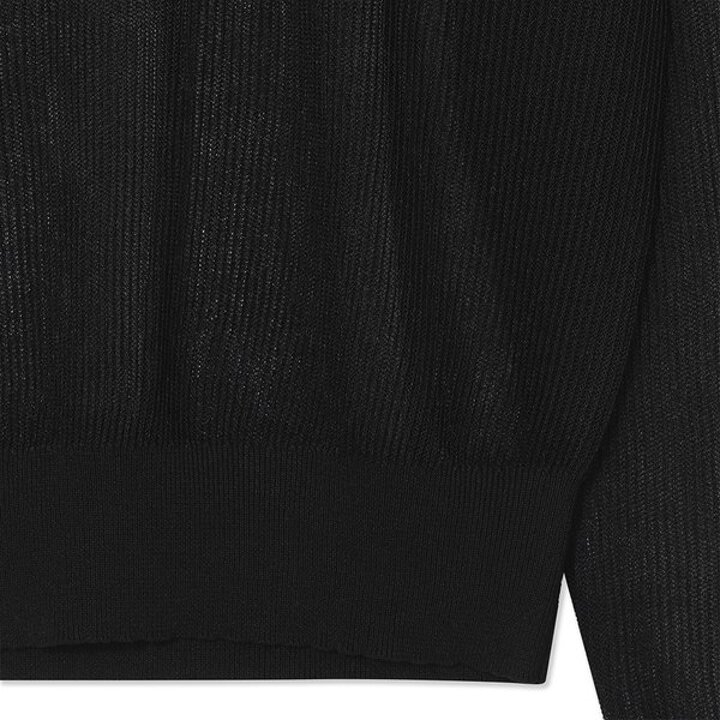 (신세계센텀점)롱슬리브 크루넥 풀오버 (UFKKCN214N-BLACK)