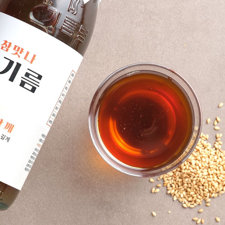 [참맛나] 저온압착 통참깨 참기름 350ml x 2병