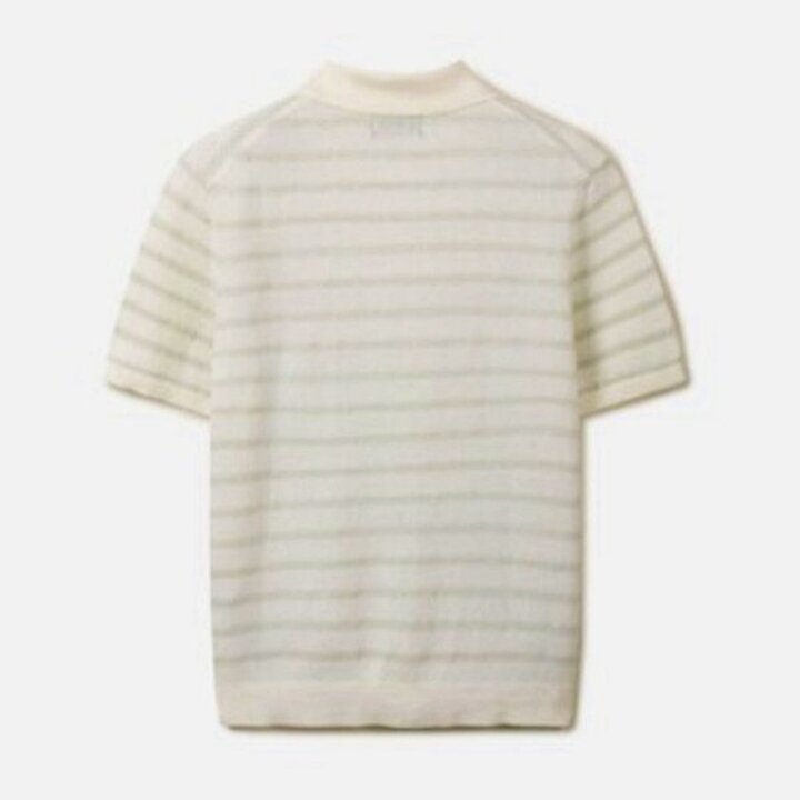 (신세계마산점)26년 S/S 워셔블 스트라이프 반팔 티에리 니트 AAG2ET1102