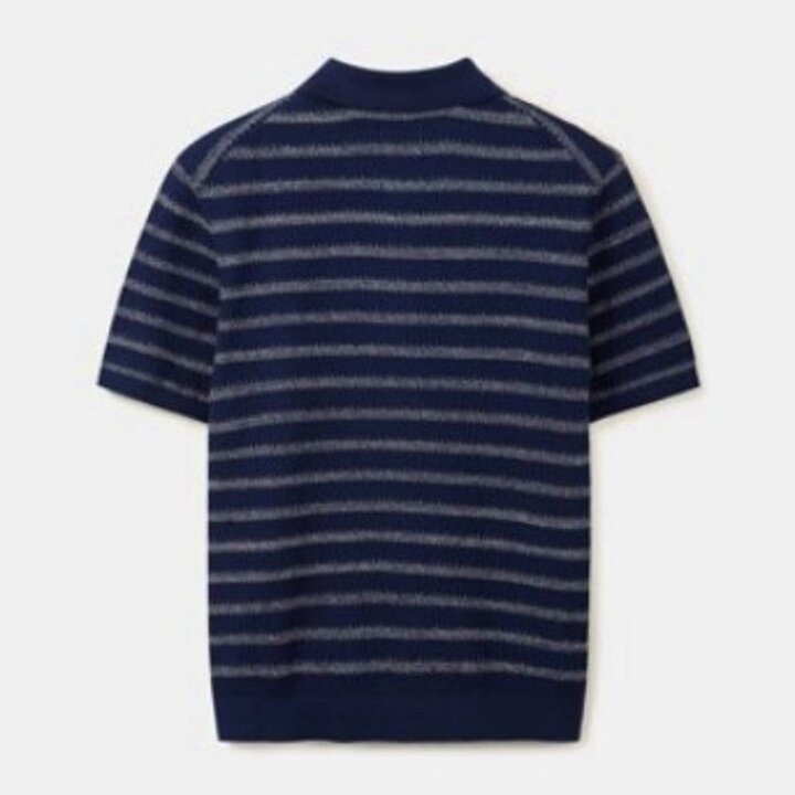 (신세계마산점)26년 S/S 워셔블 스트라이프 반팔 티에리 니트 AAG2ET1102