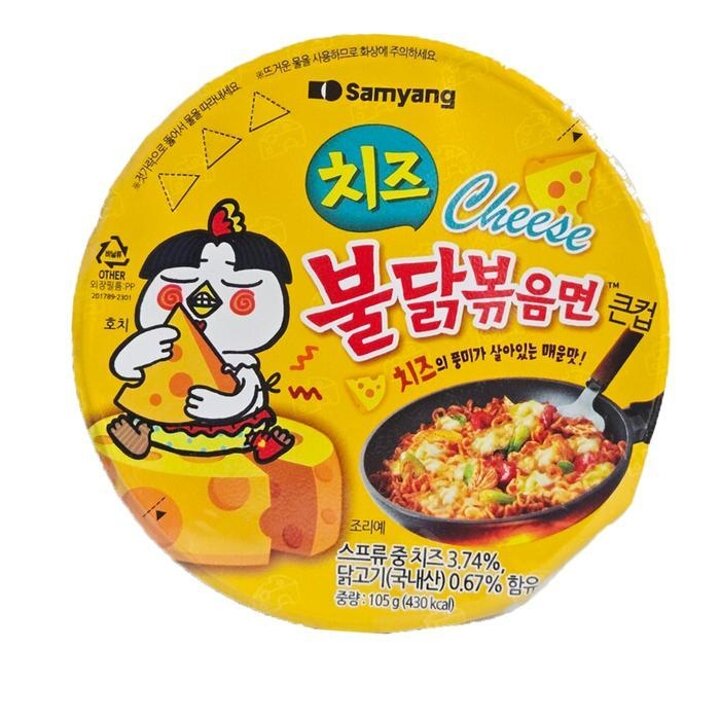 [삼양식품]삼양치즈불닭볶음면큰컵105g1개