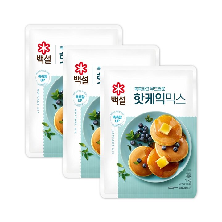 CJ 백설 핫케익가루 1Kg x3개