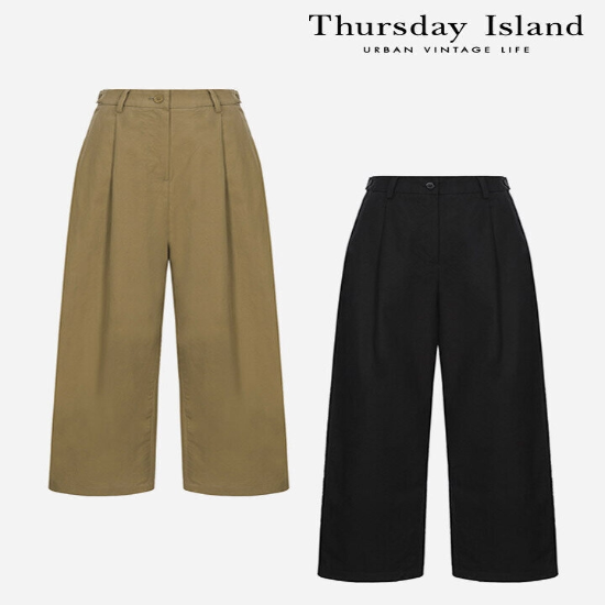 [Thursday Island] 투턱 배기 팬츠(T246MPT135W)