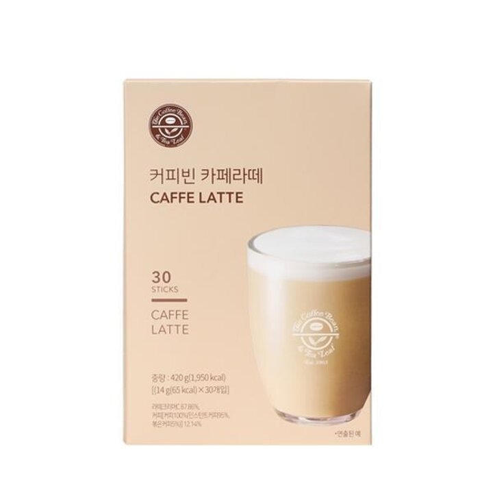 아트박스/오피스큐 커피빈 카페 라떼 14gx30T
