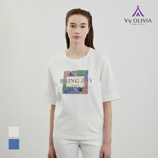 [비비올리비아] 프린팅 티셔츠_VVCAS4M3171
