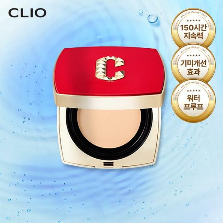  클리오 뉴 마그넷 팩트 본품 10g x 1개 레드케이스