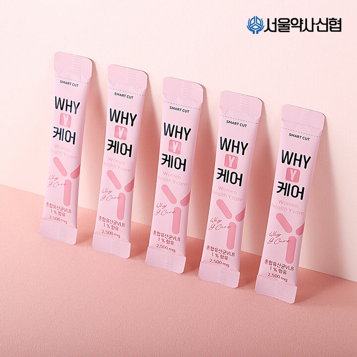 WHY y케어 질 유래 특허 유산균 2.5g 30포 3세트