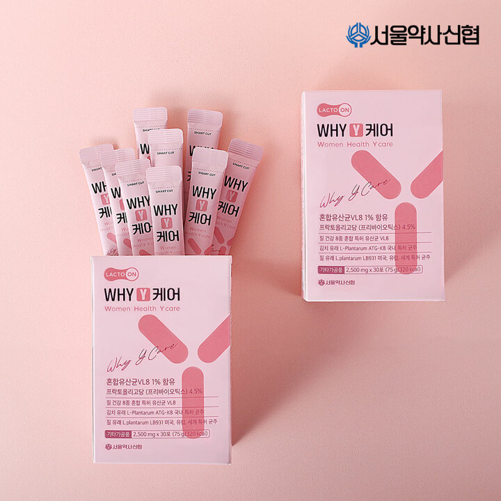 WHY y케어 질 유래 특허 유산균 2.5g 30포 3세트