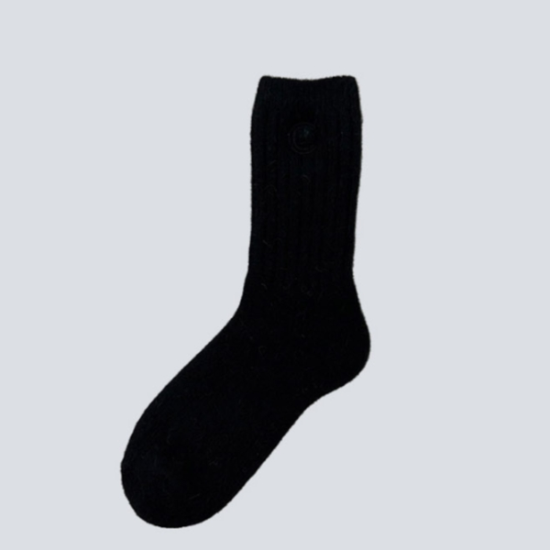Angora socks black