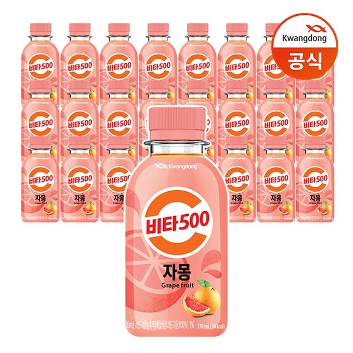 [광동직송] 비타500 자몽 170ml x24개
