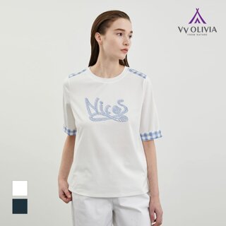 [비비올리비아] 반팔 티셔츠_VVCAS4M3371