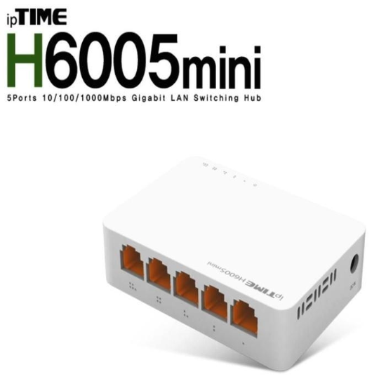 (주)셀러허브 이무 기가5포트허브 기가랜구성 H6005mini EFM 방화벽