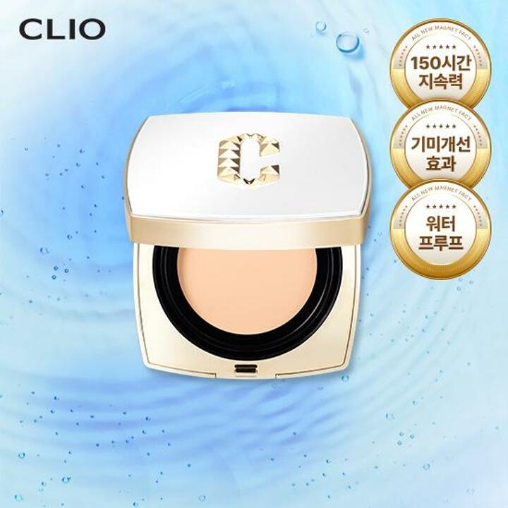  클리오 뉴 마그넷 팩트 본품 10g x 1개 화이트 케이스