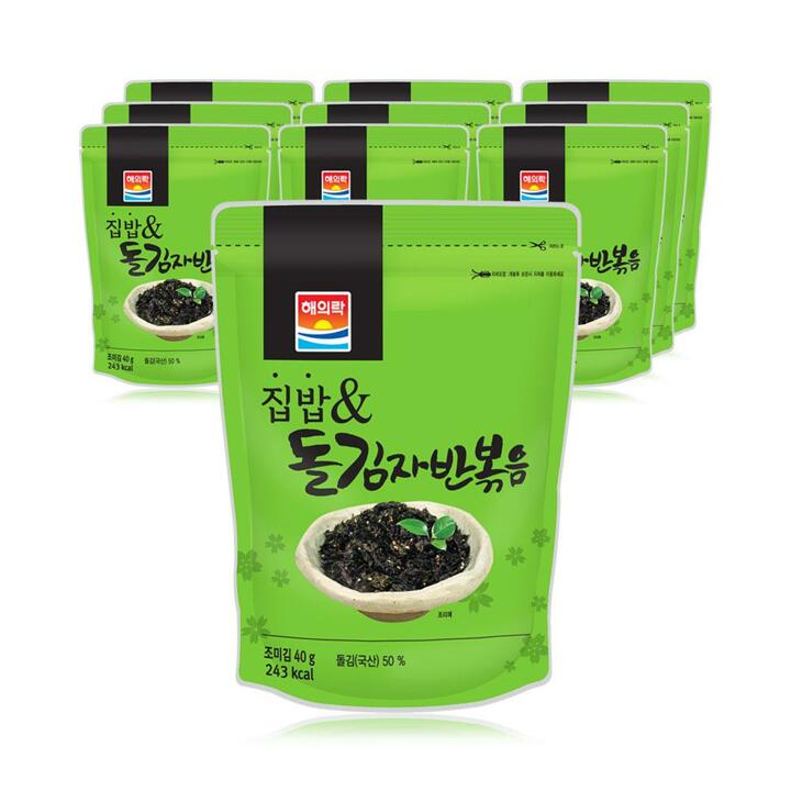 [해의락] 집밥  돌김자반볶음 40g x 10봉