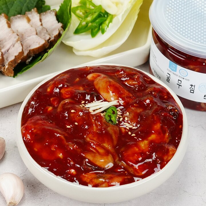 [국내산] 통영굴을 사용한 굴무침 어리굴젓 500g
