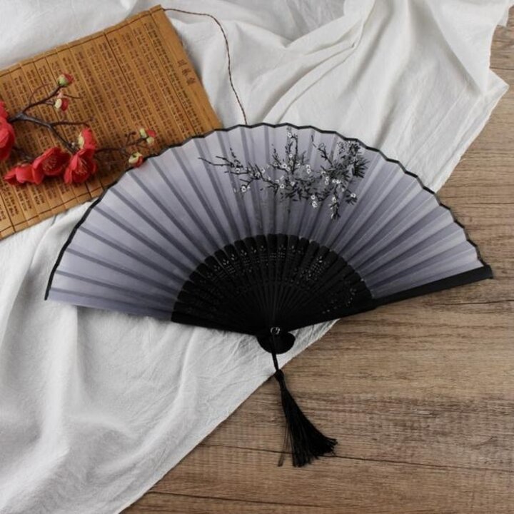 고급대나무전통부채합죽선무용부채오죽선