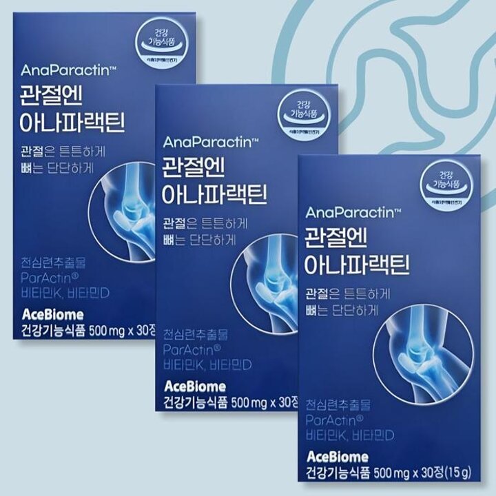 관절엔 아나파랙틴 천심련추출물 아나파렉틴 30정 x 3박스