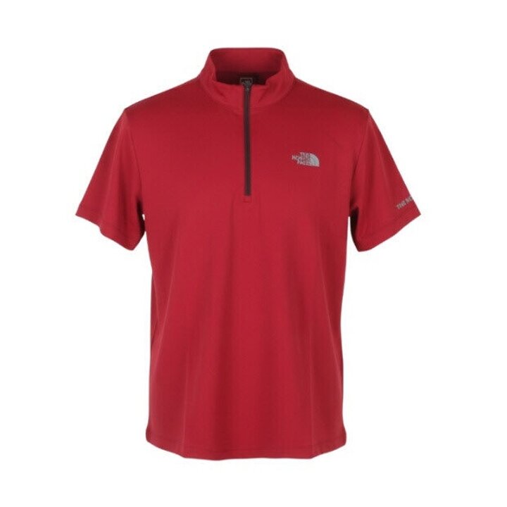 M 노스페이스반팔티 UQC NI7KQ01C MOUNTAIN VIEW S/S ZIP TEE SP 1