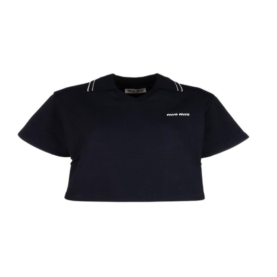 [해외배송] 26FW 미우미우 폴로 티셔츠 MJNA41191L F0008 BLEU
