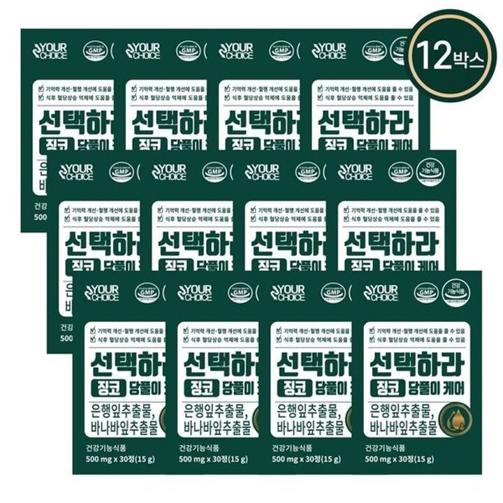선택하라 징코당풀이케어 12박스(12개월)[34794768]
