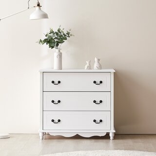 [동서가구] EDF 화이트 3단 서랍장 DF902428