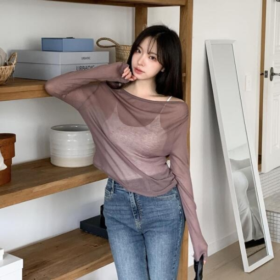 아트박스/옷자락 여자 데일리 드레이프 티셔츠