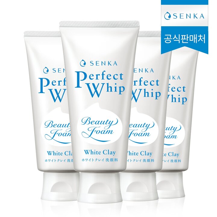 NEW 센카 퍼펙트 화이트 클레이 120g x 4개