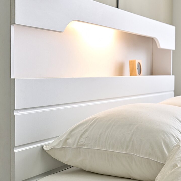 제니 LED 일반침대 SS-매트리스 미포함