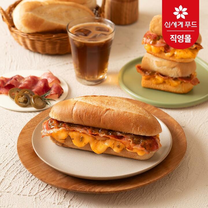 베키아에누보 샌드위치 1+1 골라담기 신상품(비프치즈/베이컨할라피뇨/머쉬룸/바질모짜/바질토마토/페퍼로니)