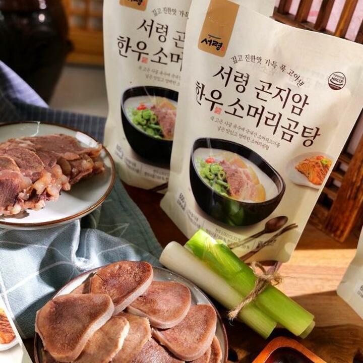 [10팩] 가마솥에서 직접끓인 100 한우의 진한국물/ 서령 곤지암 한우소머리곰탕 