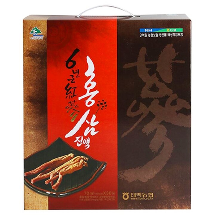[G][참다올]태백농협 6년근 홍삼진액 70ml x 30포