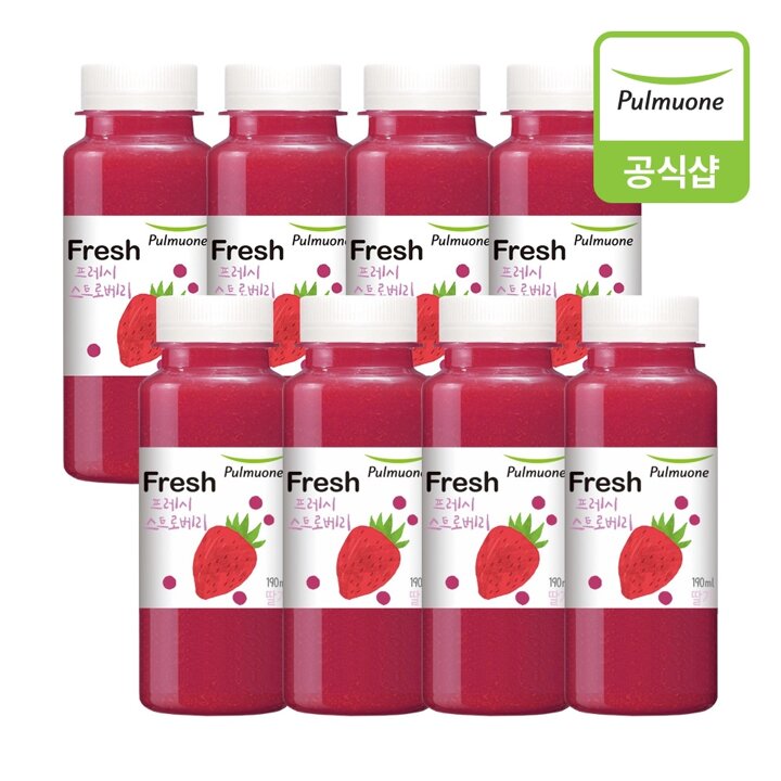 풀무원 프레시스무디 스트로베리 190mlX8병