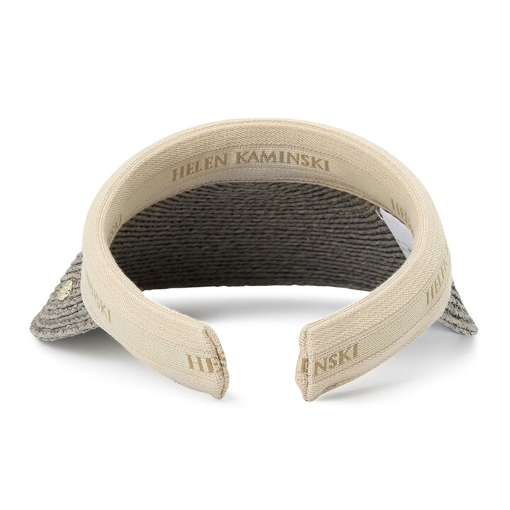 헬렌카민스키 비앙카 10 여성 바이저 HAT50265 ECLIPSE MELANGE NATURAL LOGO
