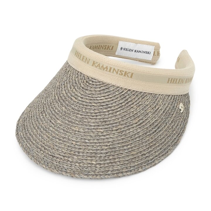 헬렌카민스키 비앙카 10 여성 바이저 HAT50265 ECLIPSE MELANGE NATURAL LOGO