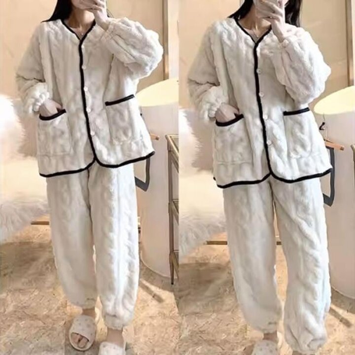 아트박스/마전동상회 수면 잠옷 상하의세트 겨울잠옷 여성 홈웨어 실내복
