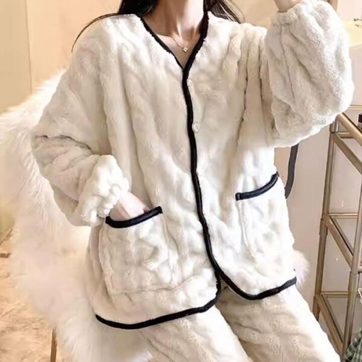 아트박스/마전동상회 수면 잠옷 상하의세트 겨울잠옷 여성 홈웨어 실내복
