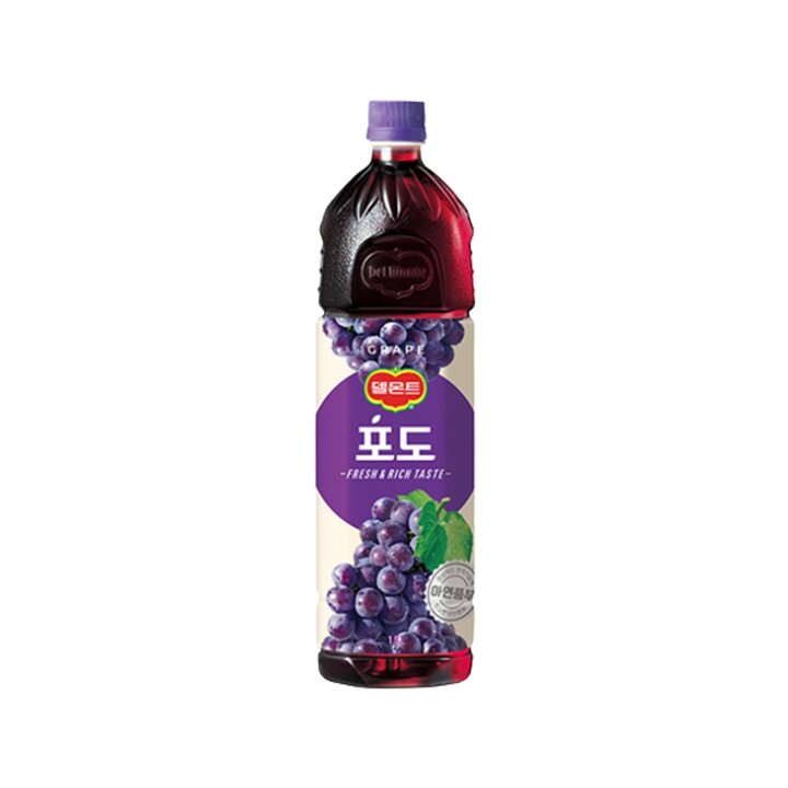 롯데칠성 델몬트포도 1.5L 4펫