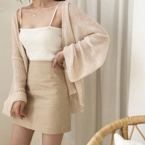 CD21148 가디건 카디건 볼레로 로브