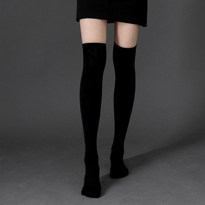 오버 니삭스 3켤레세트 니삭스 무지 반스타킹 골프 요가 필라테스 양말