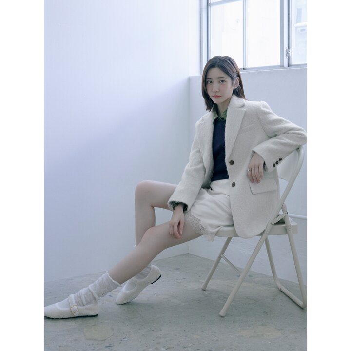 (광주신세계)알파카 블렌디드 벨티드 자켓 Z254MSF002
